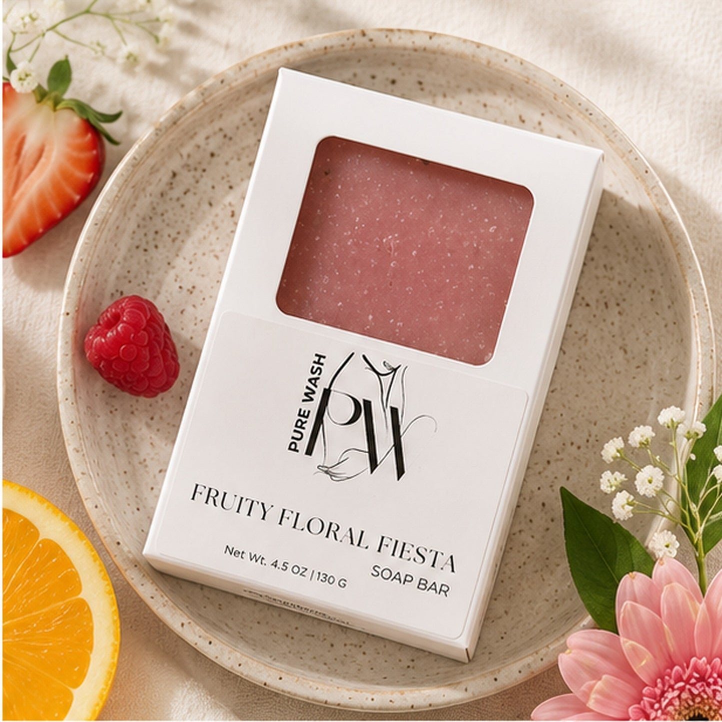 Savon en Barre Fête Florale et Fruitée