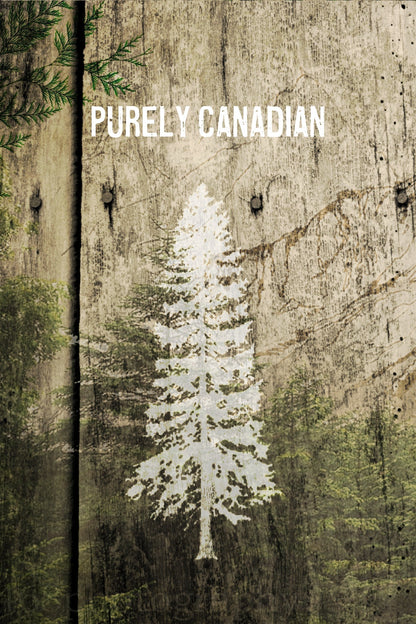 Wood Postcard - Purely Canadian