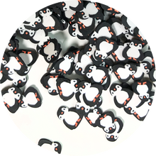 Mini Penguin Fimo Slices