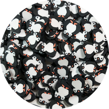 Mini Penguin Fimo Slices