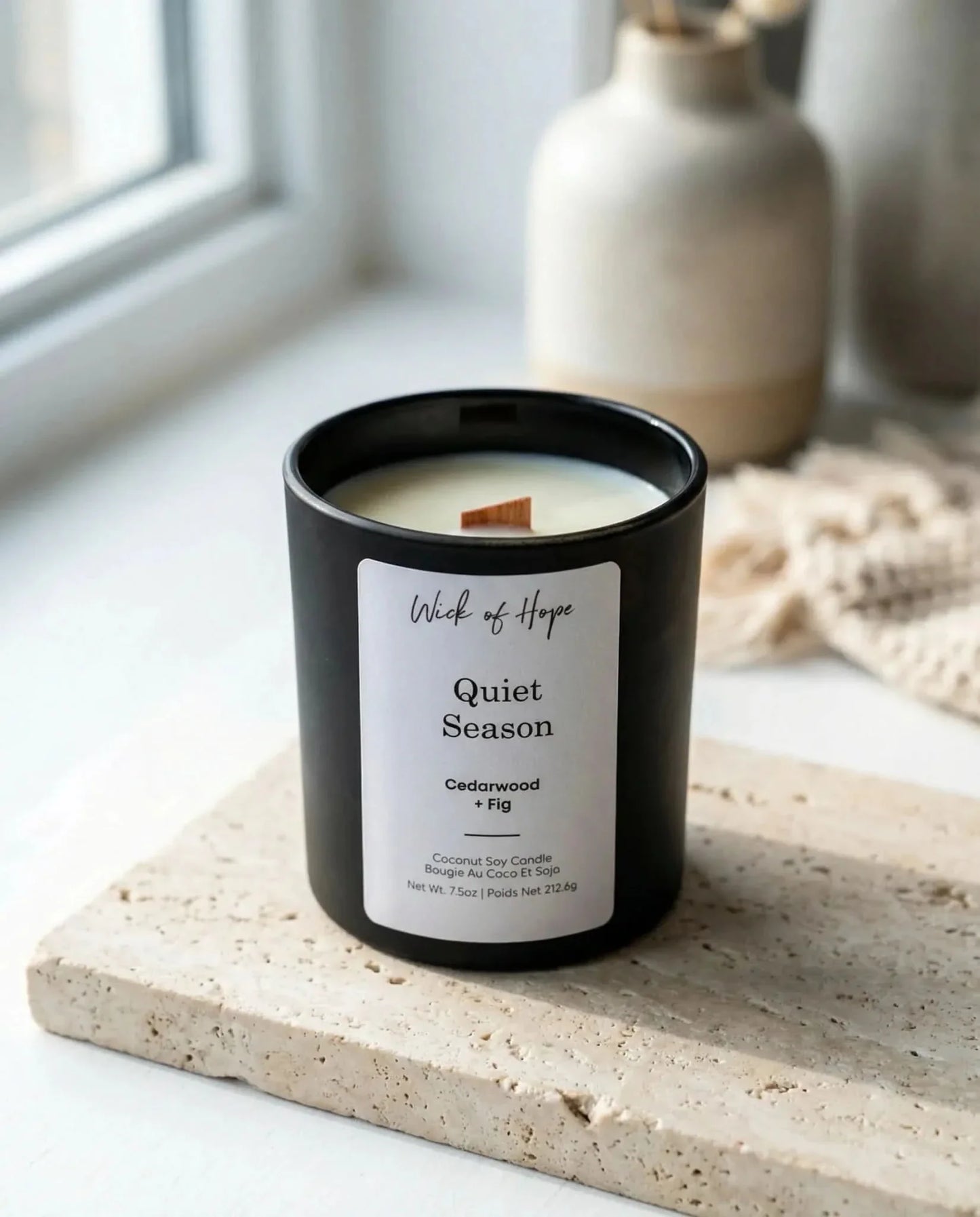 Quiet Season Candle | Cedarwood + Fig