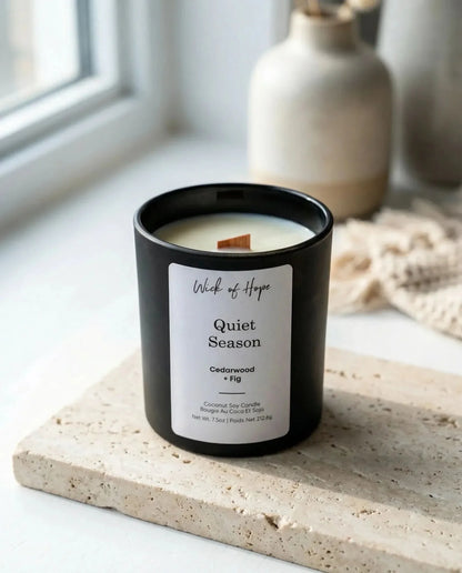 Quiet Season Candle | Cedarwood + Fig