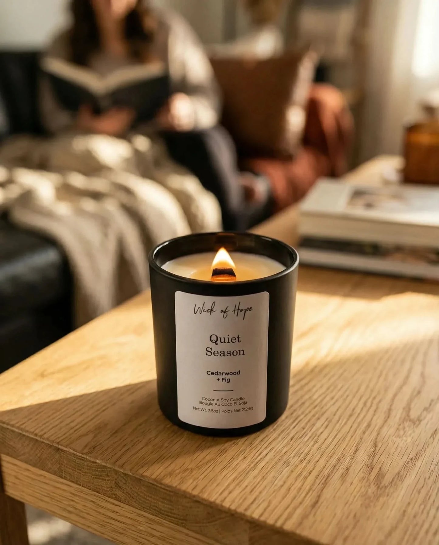 Quiet Season Candle | Cedarwood + Fig
