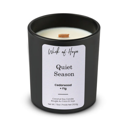 Quiet Season Candle | Cedarwood + Fig