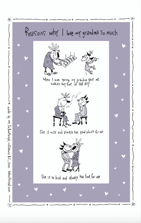 Tea Towel - Reasons For Grandma