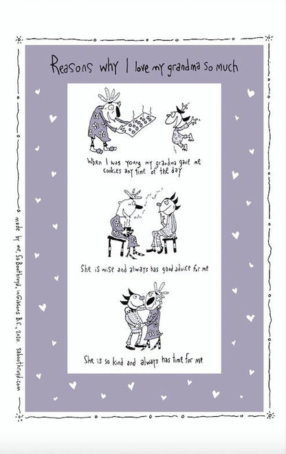 Tea Towel - Reasons For Grandma