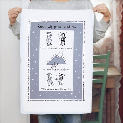 Tea Towel - Reasons for Mom