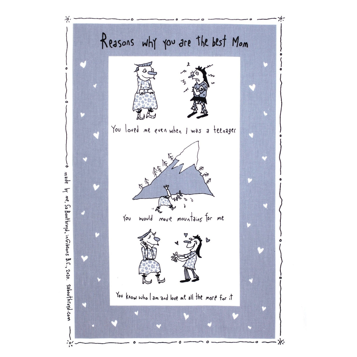 Tea Towel - Reasons for Mom