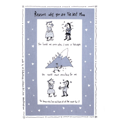Tea Towel - Reasons for Mom