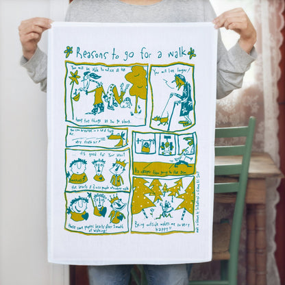 Tea Towel - Reasons for Walk