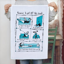 Tea Towel - Reasons To Get Off Couch