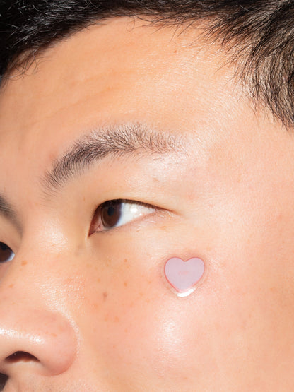 32 patchs anti-boutons en forme de cœur
