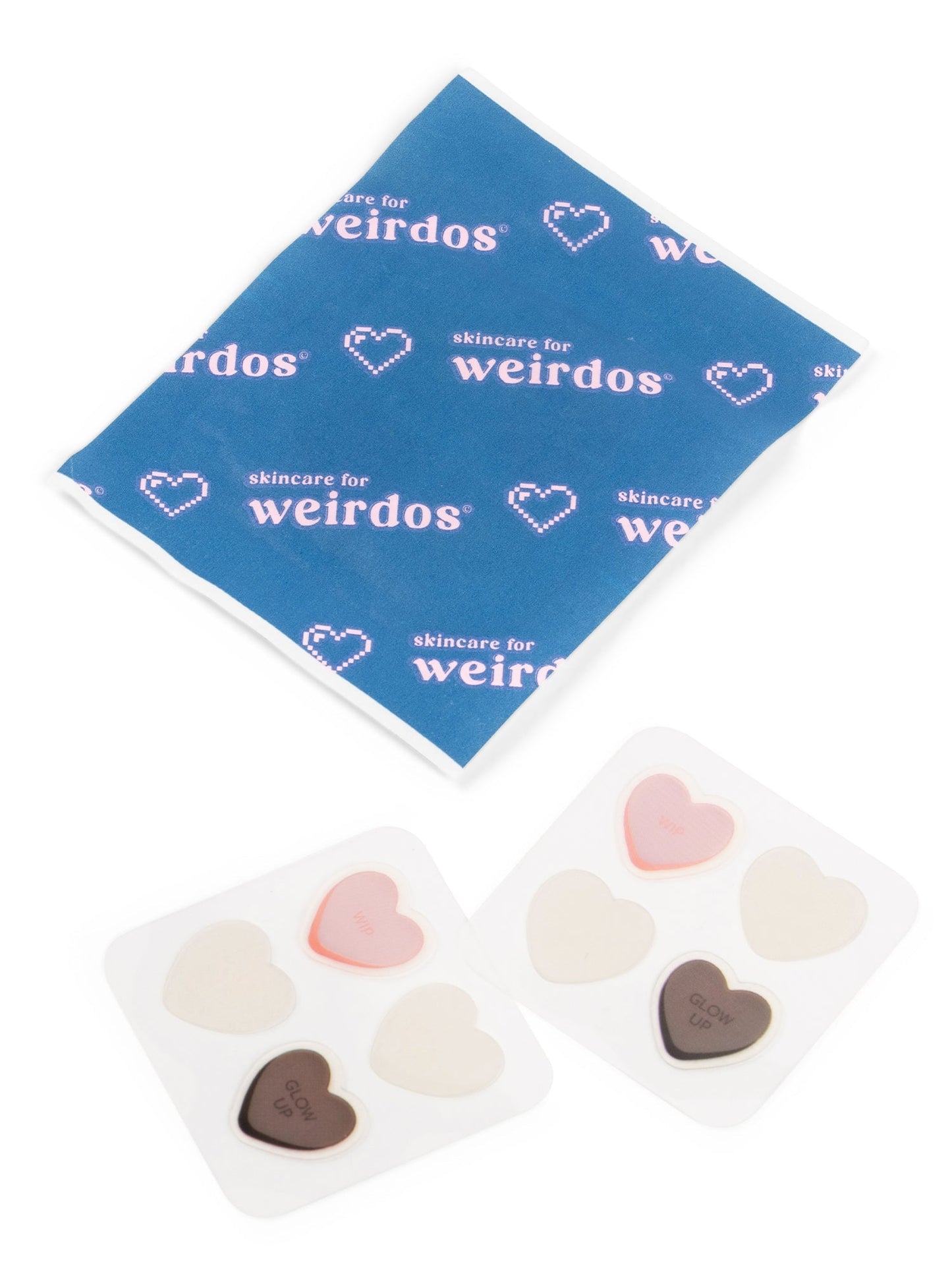 32 patchs anti-boutons en forme de cœur