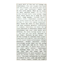 Typewriter Sign - Resilience