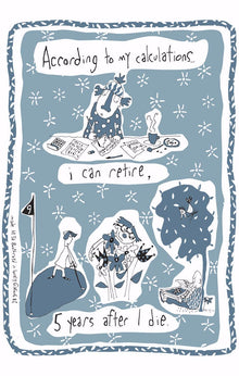 Tea Towel - Retire