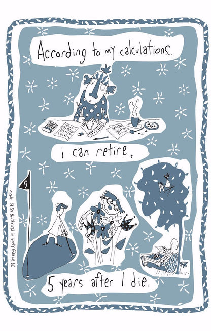 Tea Towel - Retire
