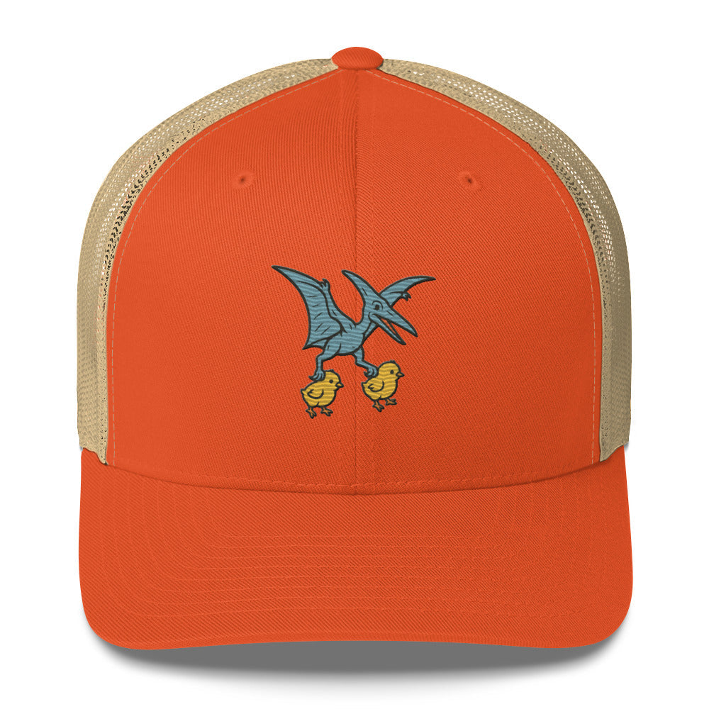 Casquette de camionneur Chickasaurous Ptéro-Volaille