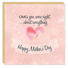 Stationery - Mother's Day Card - Right About Everything