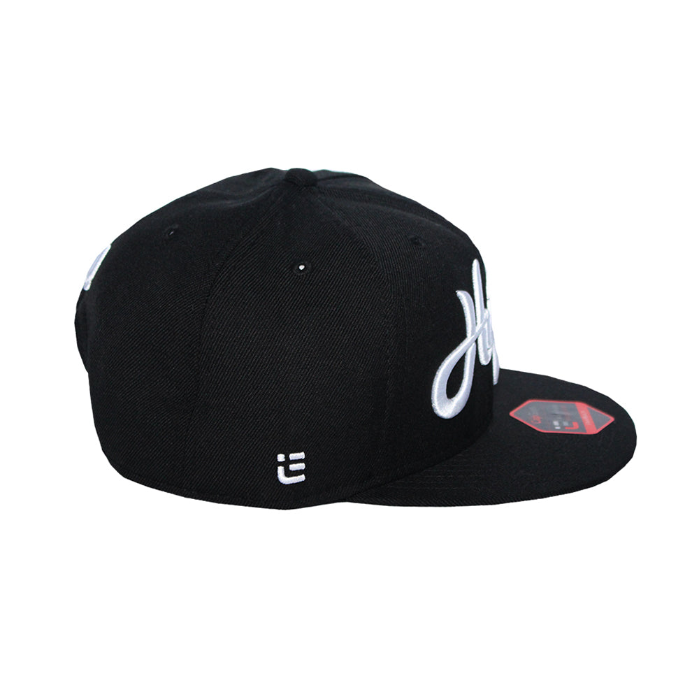 Hustle - T.O. - Casquette Snapback Blanche et Noire The Cap Guys TCG / Inspired Exclusives