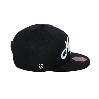 Hustle - T.O. - Casquette Snapback Blanche et Noire The Cap Guys TCG / Inspired Exclusives
