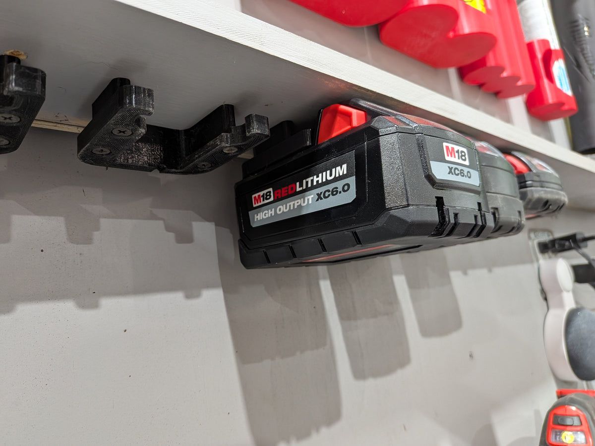 Supports de batterie Milwaukee M18