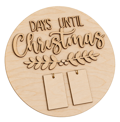 Countdown to Christmas 12" Sign