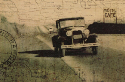 Wood Postcard - Road Trip
