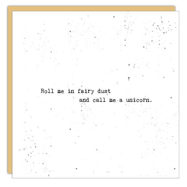Stationery - Little Gem Card - Roll Me In Fairy Dust