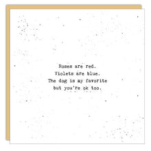 Stationery - Little Gem Card - Roses Are Red