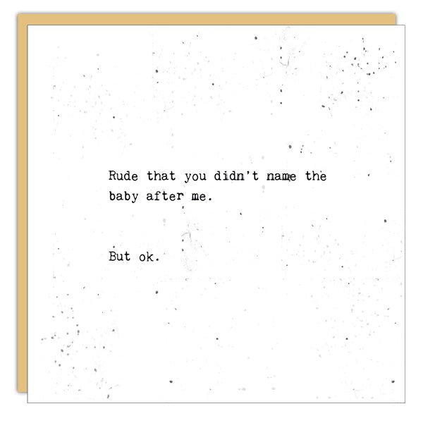 Stationery - Little Gem Card - Rude