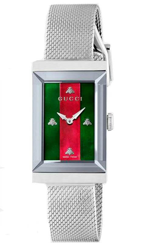 Montre GUCCI G-Frame Rectangulaire Acier YA147401