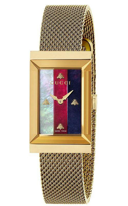 Montre rectangulaire GUCCI G-Frame PVD or YA147410