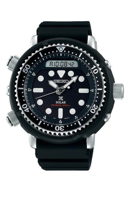 Montre de plongée solaire Seiko Prospex "Arnie" réédition pour hommes (SNJ025P1)
