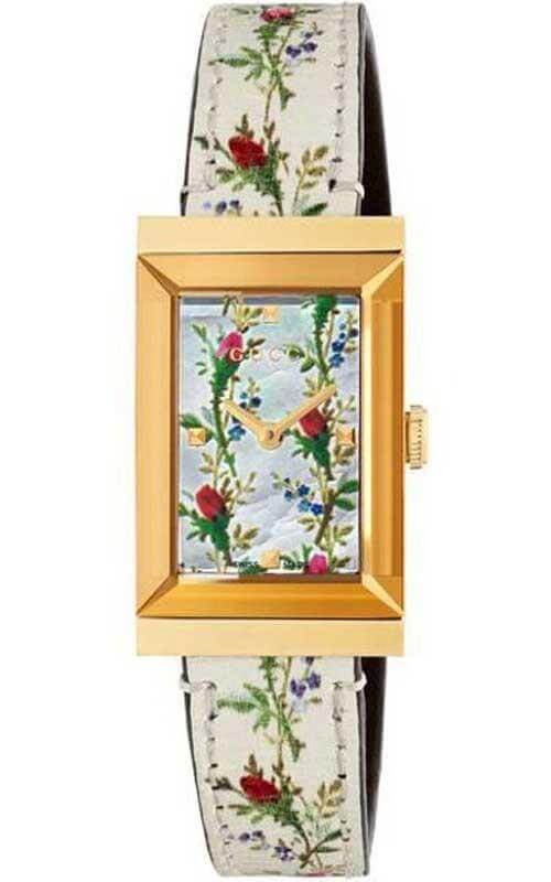 Montre Gucci G-Frame pour femme 21x40mm (YA147407)