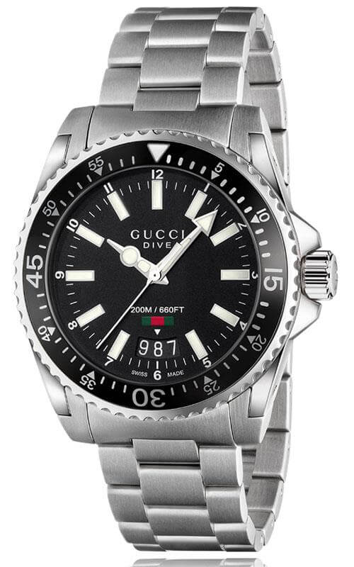 Montre GUCCI Dive Homme Grande Taille YA136301A