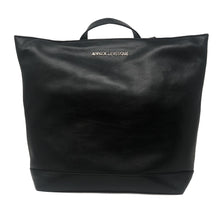 Sac à dos en cuir Antivol noir | Lore