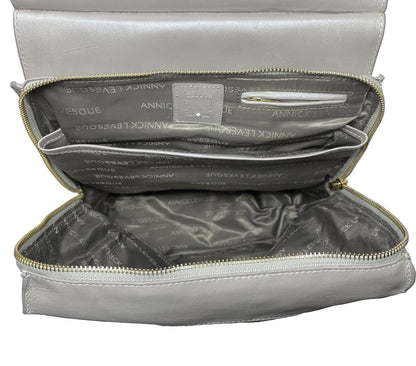 Beaded leather backpack, Antoinette