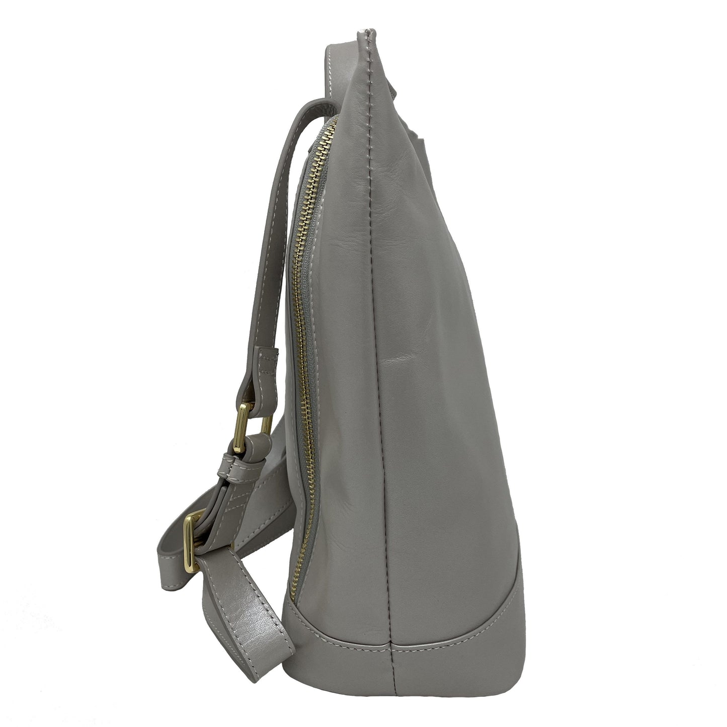 Leather backpack, beaded - Lore