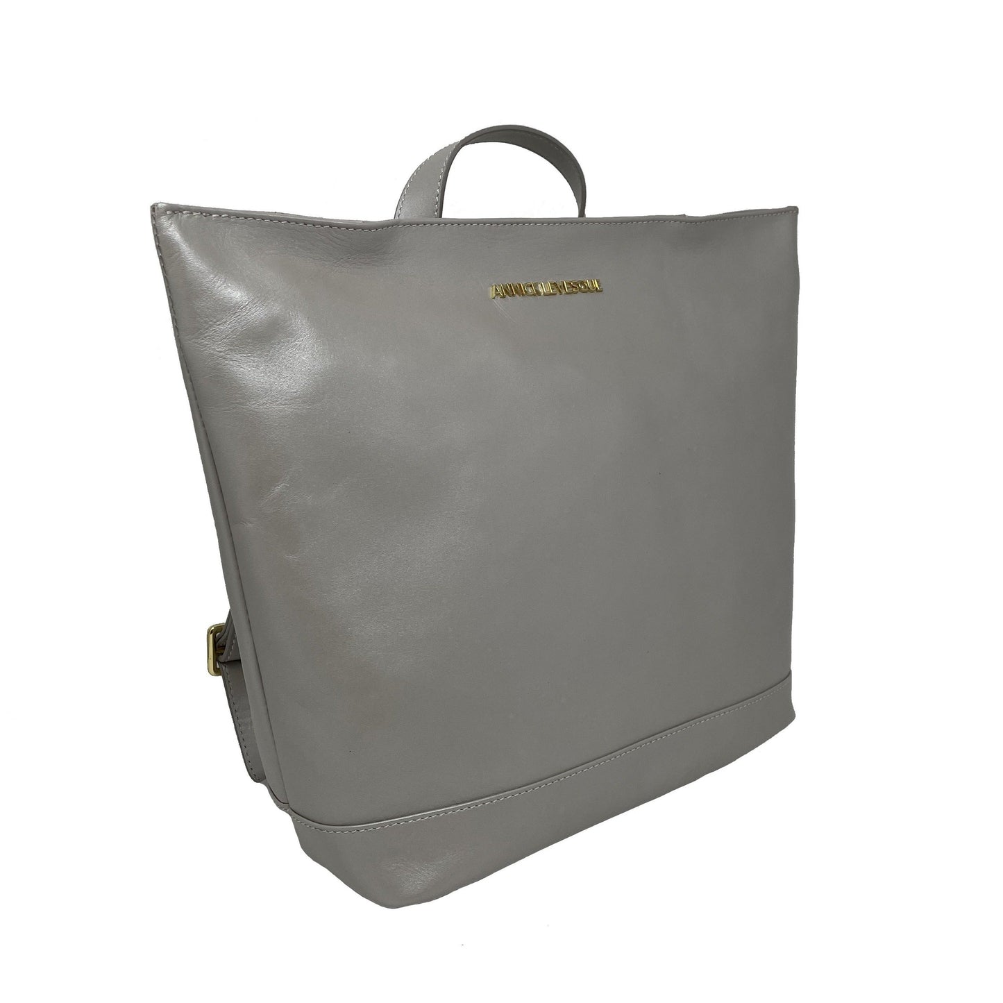 Leather backpack, beaded - Lore