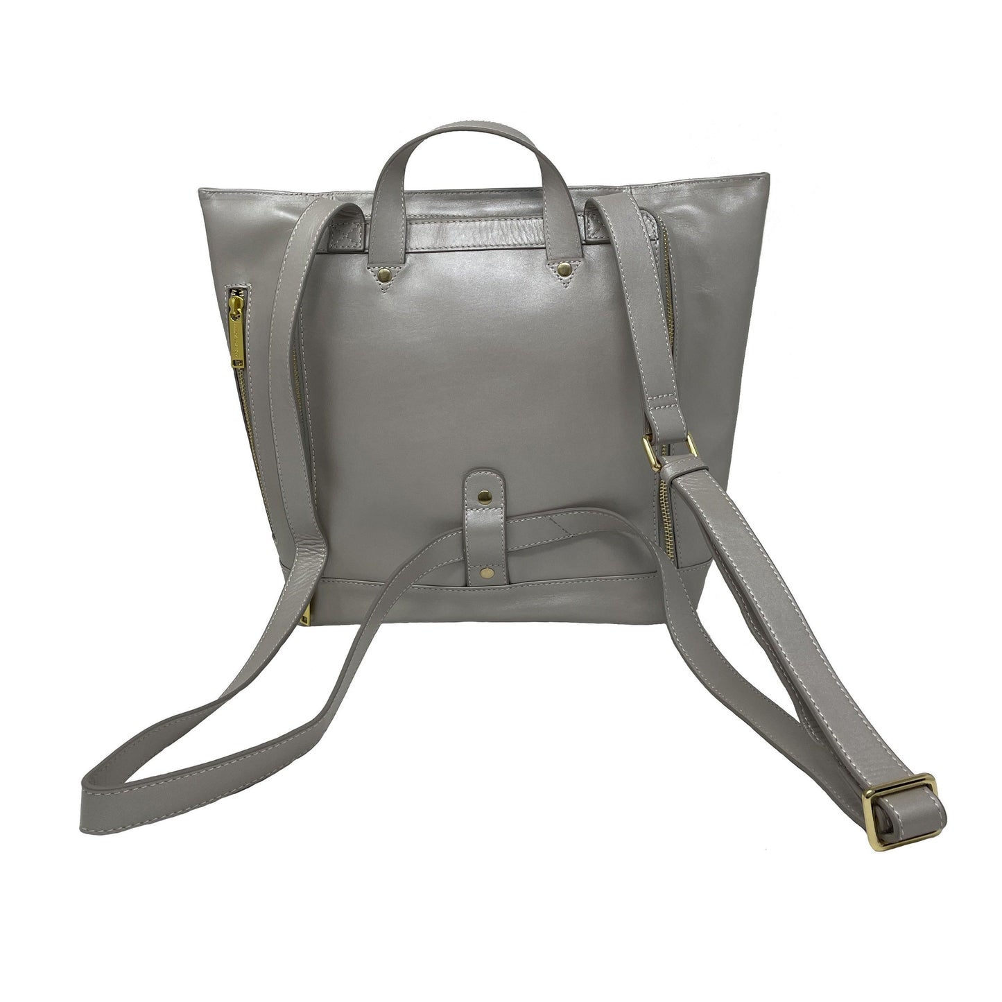 Leather backpack, beaded - Lore