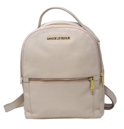 Rose Powder Leather Backpack - Blush | Eve