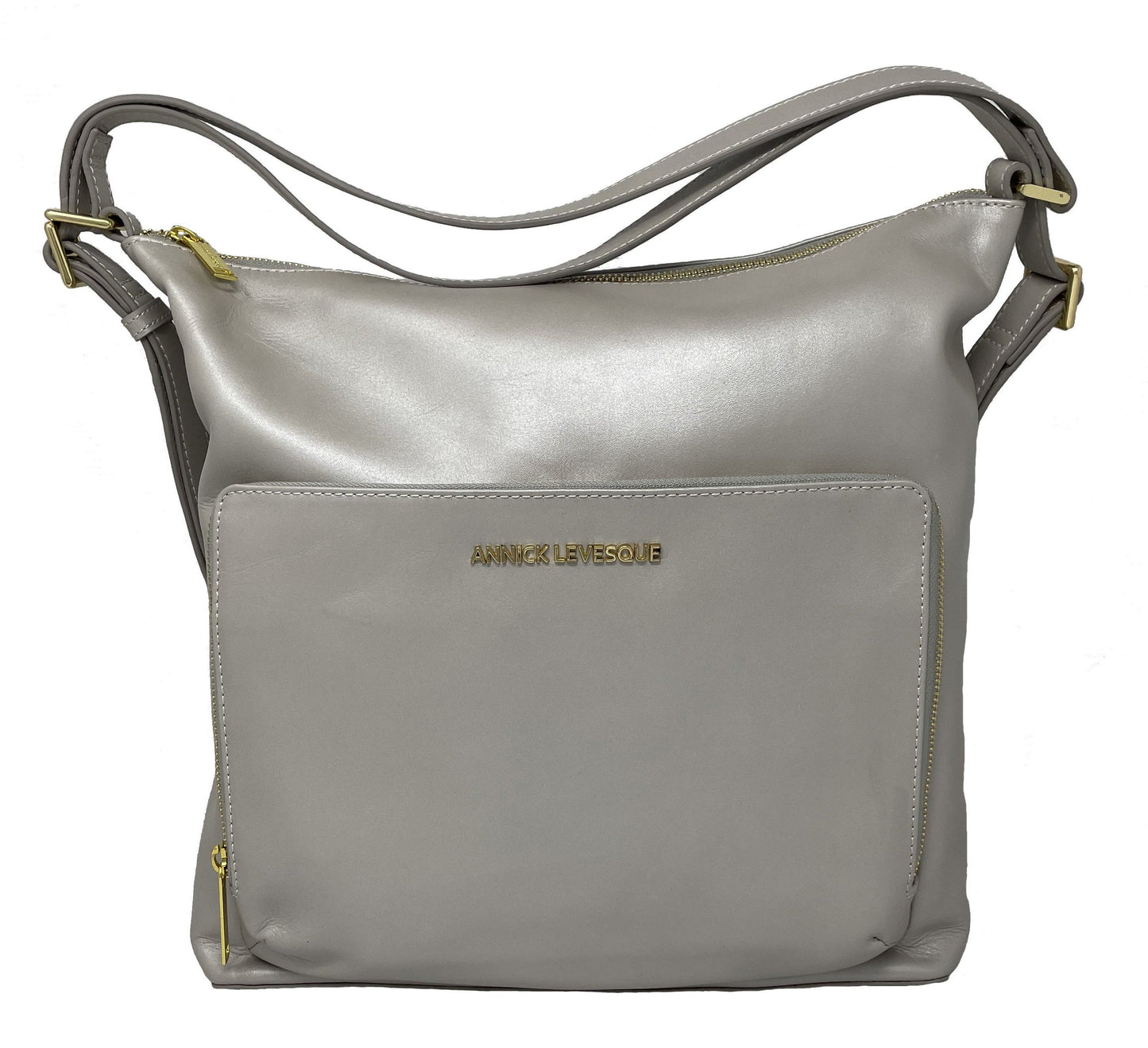 Sac à main convertible en cuir perlé, Alexandra
