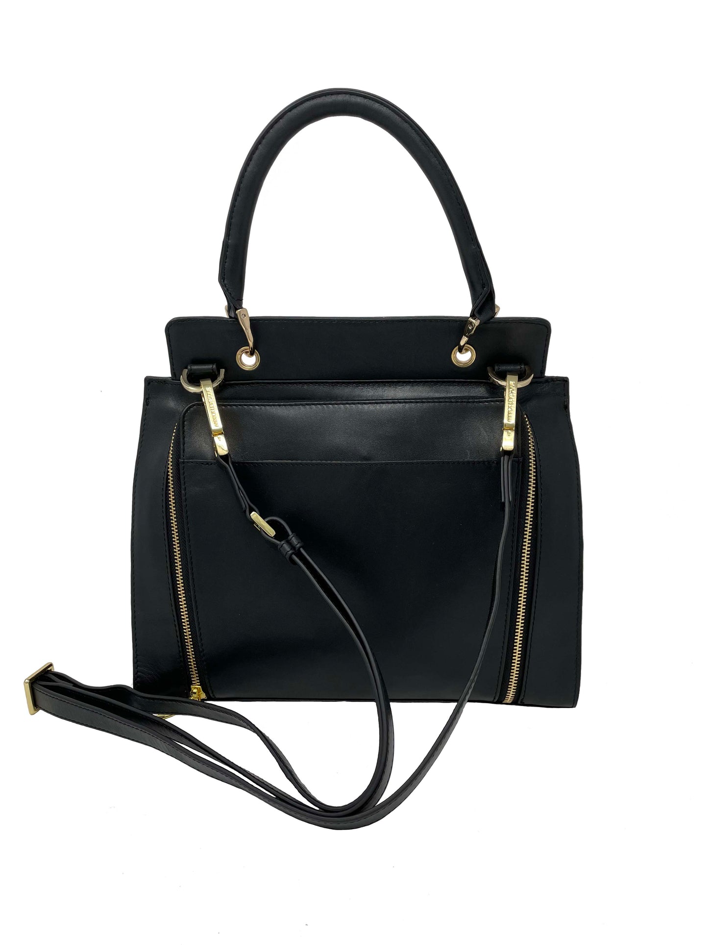 Sac à main en cuir véritable noir, Chloé