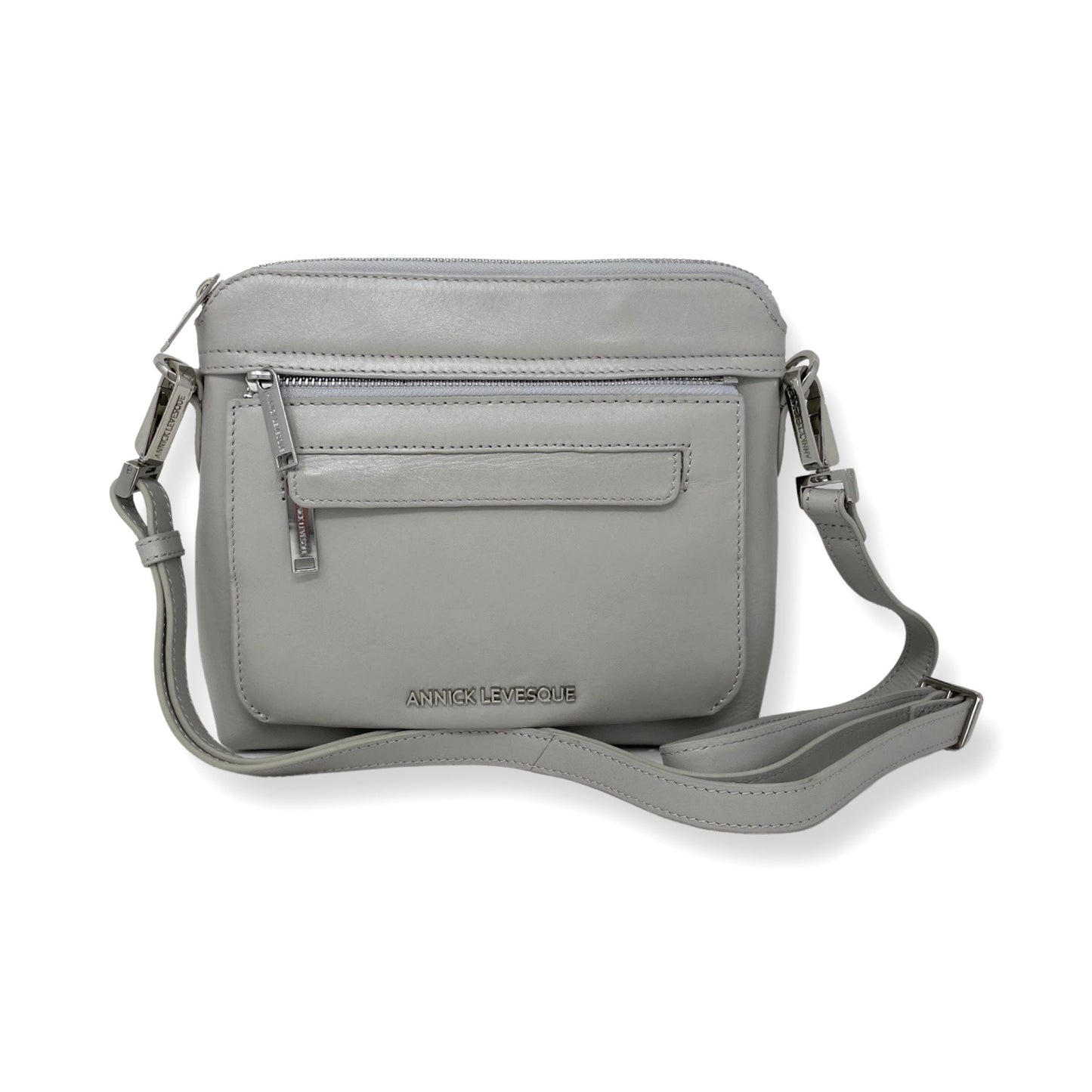 Brigitte - Beaded Leather Shoulder Bag