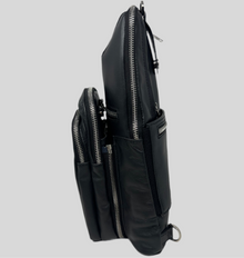 Sac bandoulière 3 en 1 Unisexe avec section pour carte RFID, Noir Gabriel