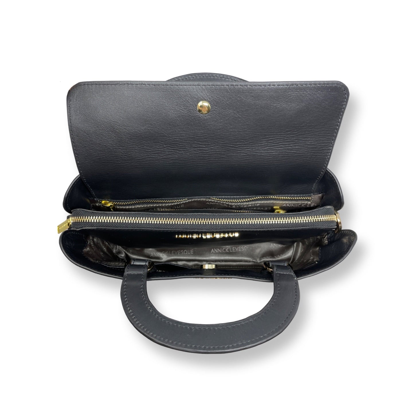 Sac à main deux-en-un, noir - Clarence Moyen