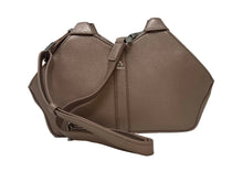 Sac à main en cuir rose platine | Claudia