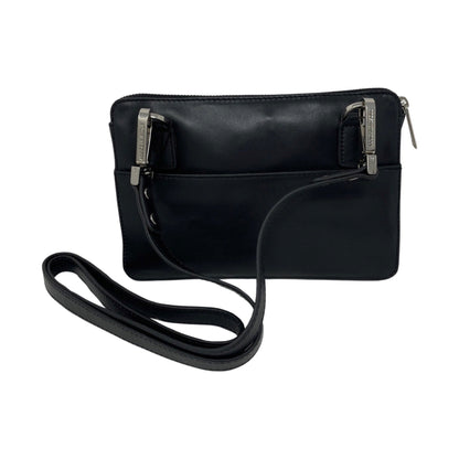 Petit sac à Bandoulière Portefeuille en Cuir Véritable noir, Carmen - PRÉCOMMANDE