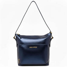 Sac à main en Cuir Transformable Bleu Marine, Alexandra