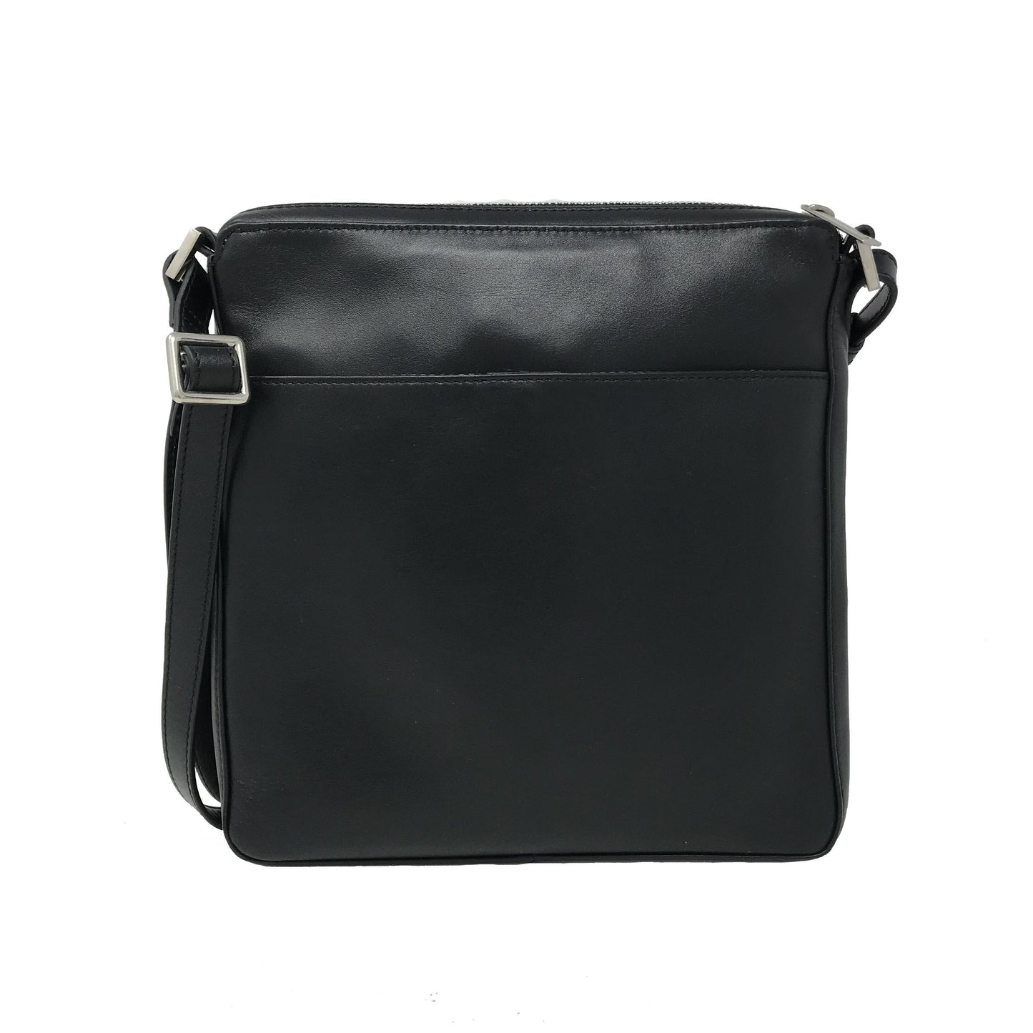 Sac à bandoulière en cuir noir | Gisèle